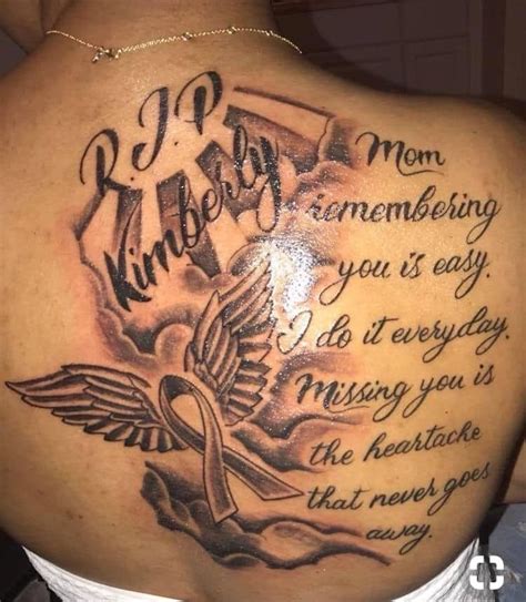 mom in heaven tattoo|mom memorial tattoos.